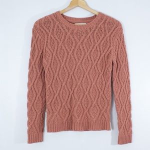 Anthropologie | Ruby Moon Knit Pink Sweater